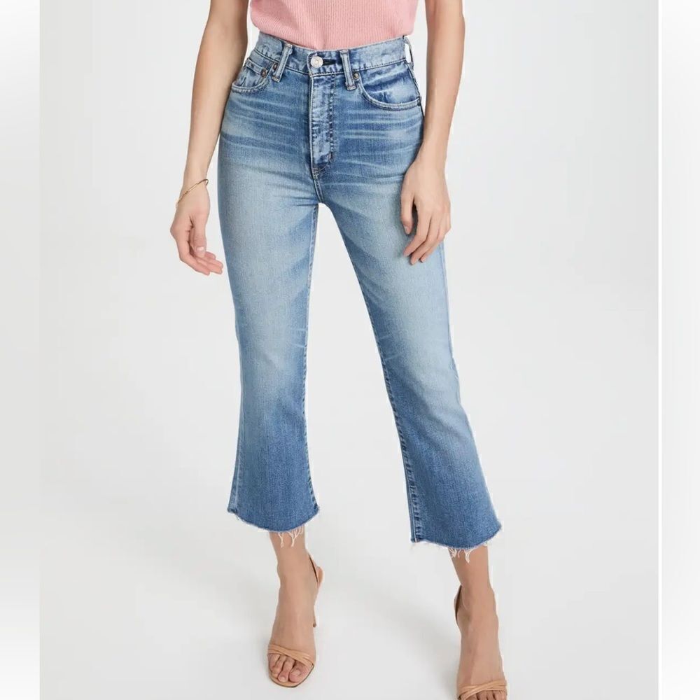 NEW Moussy Vintage SB Cropped Flare Jeans ShopBop Size 24